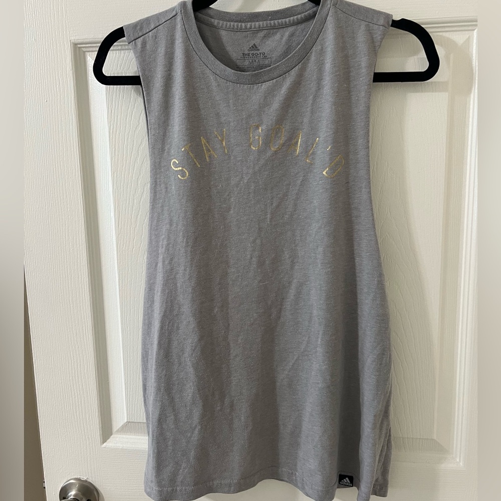 Adidas Gray Muscle Shirt